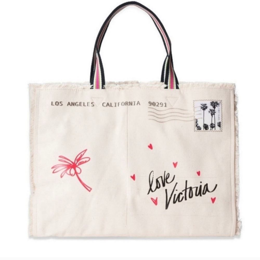 NWT Victoria's Secret Beach Tote Bag - Picture 3 of 7